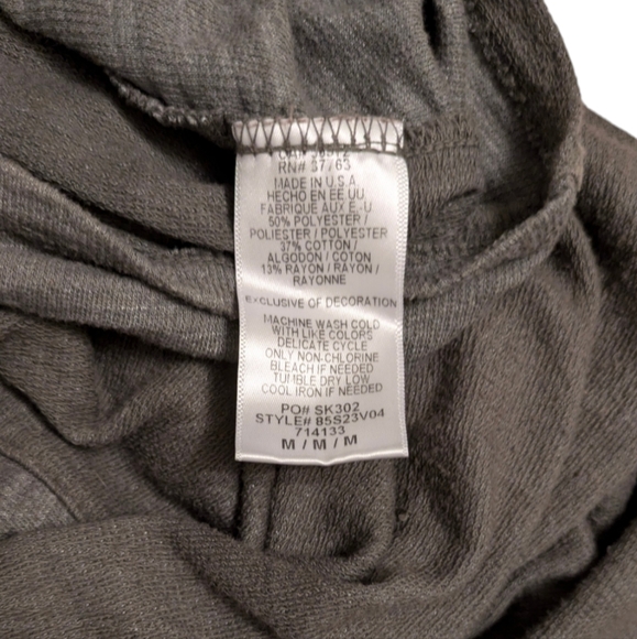 C&C California Maxi Skirt Athleisure Lightw Drawstring Cotton Blend, Size Medium - Picture 8 of 10